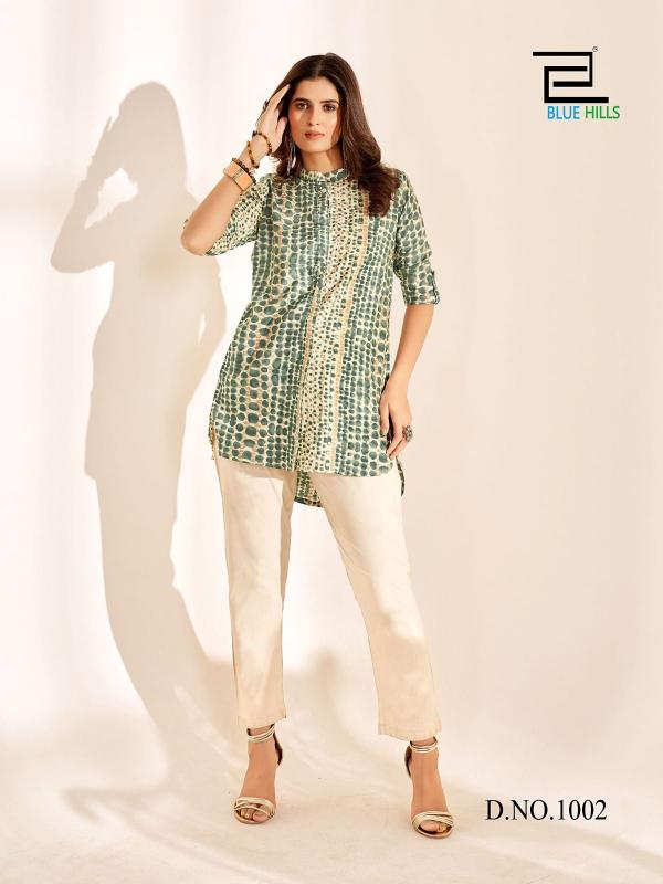 Blue Hills Cappuccino Rayon Casual Wear Western Top Collection